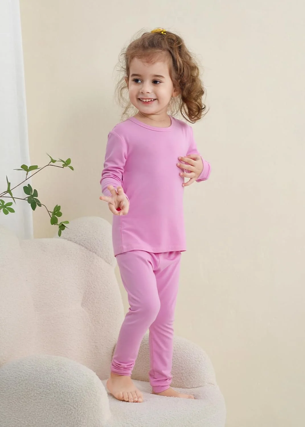 ست لباس خواب بچه گانه GUISBY، لباس خواب دو تکه بامبو مناسب استفاده روزانه برای پسران و دختران ست لباس خواب بچه گانه GUISBY، لباس خواب دو تکه بامبو مناسب استفاده روزانه برای پسران و دختران