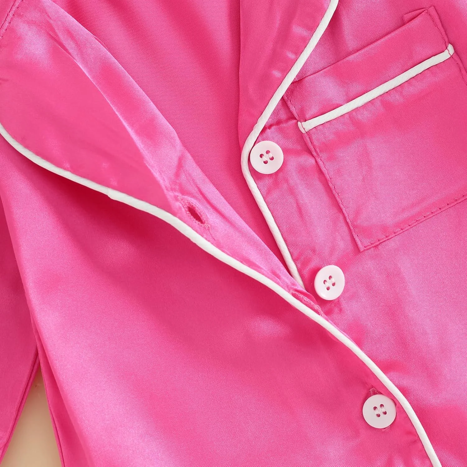 لباس خواب ساتن یکسره نوزادی Geagodelia، لباس خواب تمام قد نوزاد، لباس یکسره، شلوار، آستین بلند، رنگ ثابت، دکمه دار، لباس خواب راحتی لباس خواب ساتن یکسره نوزادی Geagodelia، لباس خواب تمام قد نوزاد، لباس یکسره، شلوار، آستین بلند، رنگ ثابت، دکمه دار، لباس خواب راحتی