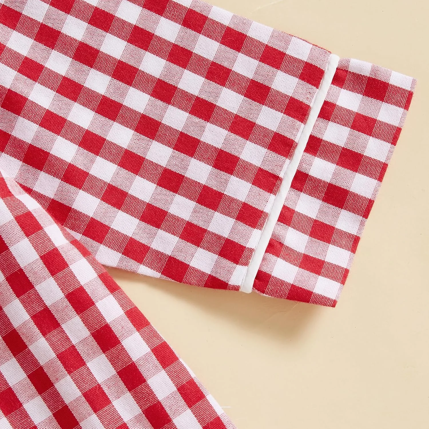 لباس خواب نوزادی Geagodelia، رامپر، لباس سرهمی آستین بلند چهارخانه، یقه برگردان دکمه دار مناسب خواب و استراحت نوزاد پسر و دختر لباس خواب نوزادی Geagodelia، رامپر، لباس سرهمی آستین بلند چهارخانه، یقه برگردان دکمه دار مناسب خواب و استراحت نوزاد پسر و دختر