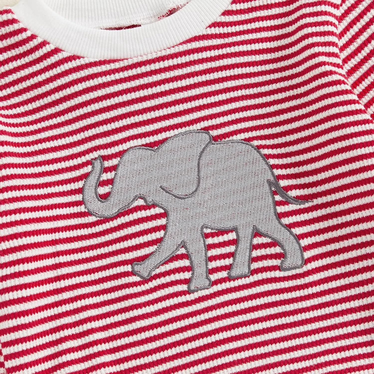 ست لباس گرمکن پسرانه Geagodelia مناسب 18-24 ماه، بلوز آستین بلند با گلدوزی حیوانات و شلوار کمر کشی با جیب، ست 2 تکه لباس پسرانه 2-3 ساله