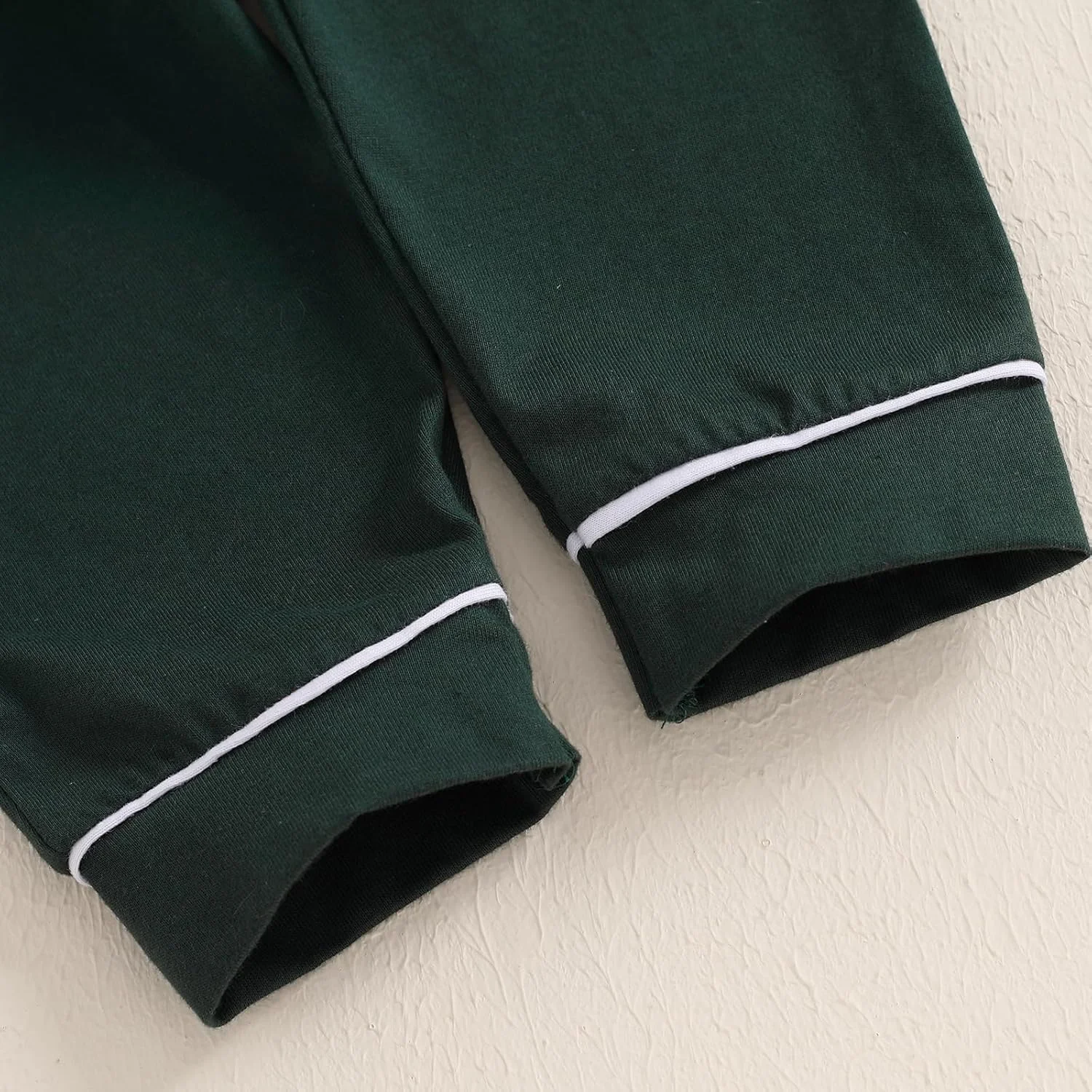 ست لباس خواب بچه گانه MAHUAOYIXI، پیژامه های یکدست دخترانه و پسرانه، آستین بلند، یقه برگردان، دکمه دار، تاپ و شلوار بلند با کمر کشی، لباس خواب دو تکه، لباس راحتی، لباس شب