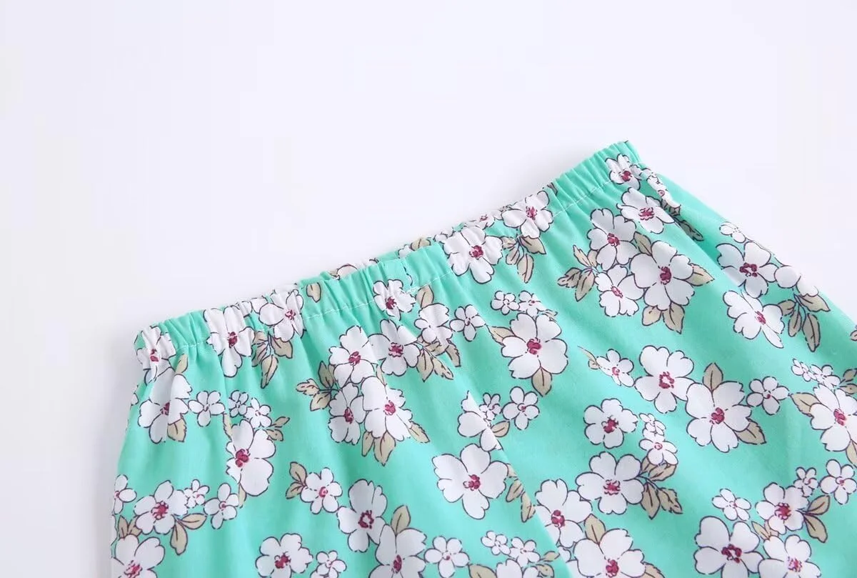 لباس جینبی بچه گانه DYZANOROKY، لباس کودک، تابستانی، دخترانه، پسرانه، ست بالا و پایین، نازک، آستین کوتاه، یوکاتای بچه گانه، 100% پنبه، نرم، کیمونو، طرح های زیبا، شکوفه های گیلاس، طرح گل، لباس راحتی