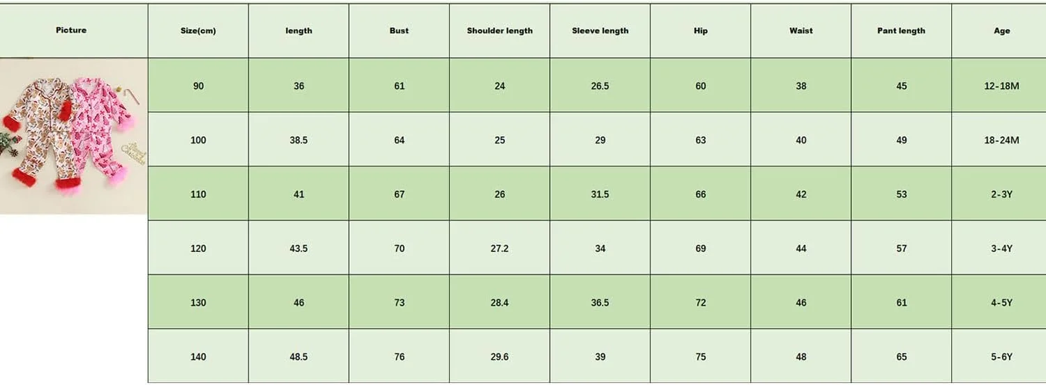 ست لباس خواب کریسمس دخترانه LYSINK، طرح پاپیون بابانوئل، آستین بلند، مناسب پاییز و زمستان