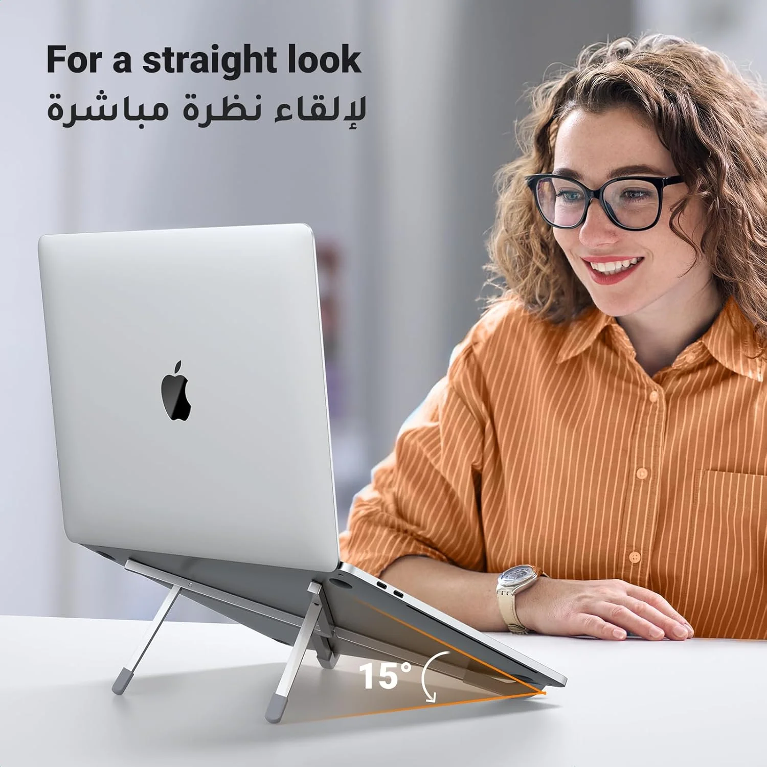 پایه لپ تاپ قابل حمل UGREEN برای میز، نگهدارنده لپ تاپ تاشو و قابل تنظیم ارگونومیک سبک وزن، پایه جمع و جور جهانی مناسب برای MacBook Air Pro، HP، Lenovo Samsung 11-17 اینچ خاکستری پایه لپ تاپ قابل حمل UGREEN برای میز، نگهدارنده لپ تاپ تاشو و قابل تنظیم ارگونومیک سبک وزن، پایه جمع و جور جهانی مناسب برای MacBook Air Pro، HP، Lenovo Samsung 11-17 اینچ خاکستری