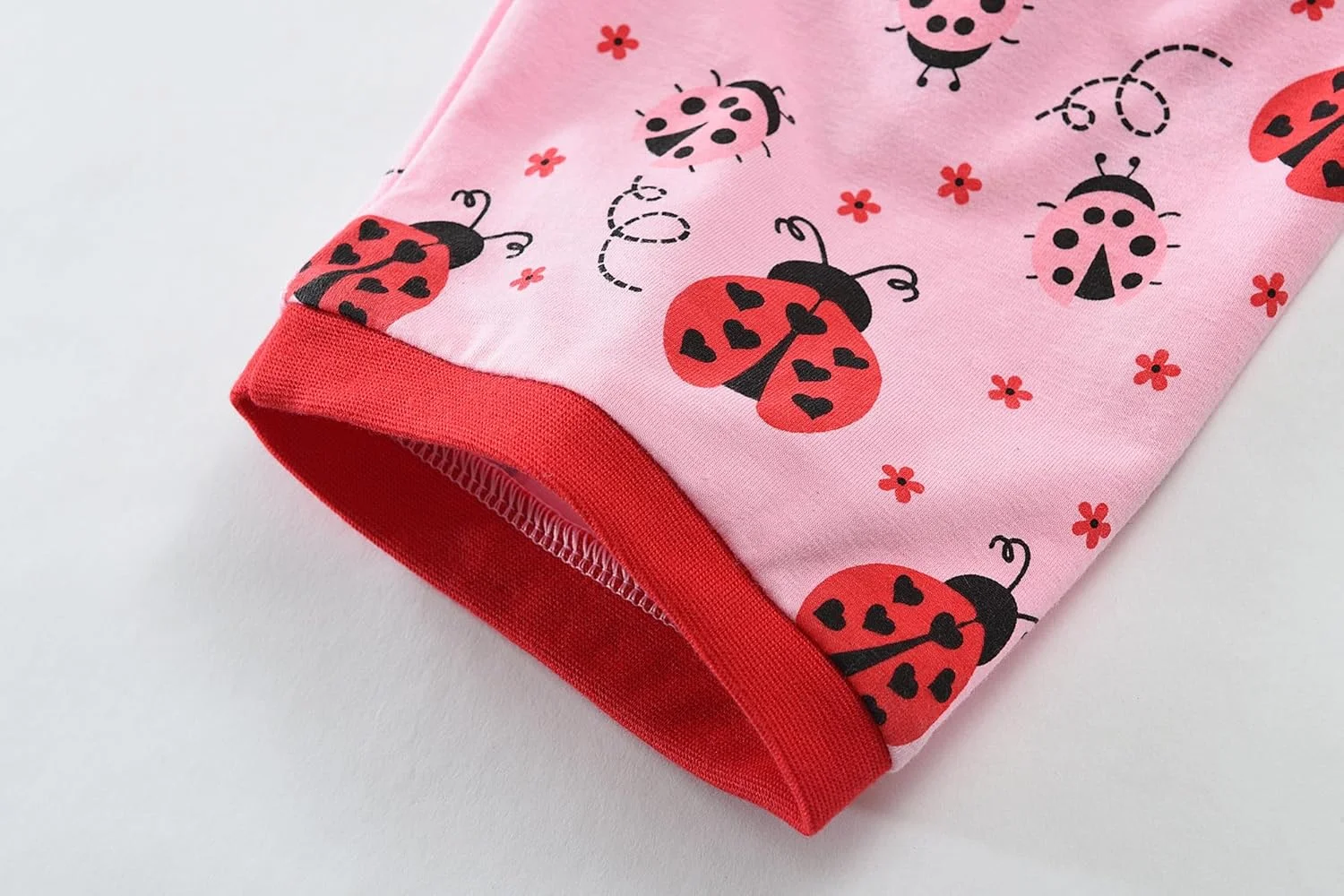 ست پیژامه آستین کوتاه دخترانه، لباس خواب پنبه ای طرح گربه، لباس تابستانی بچه گانه، طرح خرگوش، سایز 1 تا 7 سال