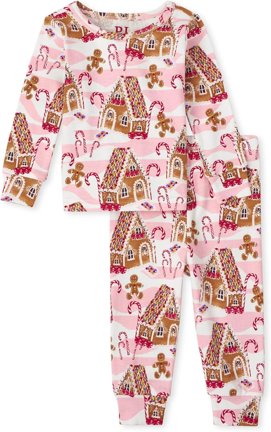 ست لباس خواب کریسمس پشمی هماهنگ خانوادگی The Children's Place