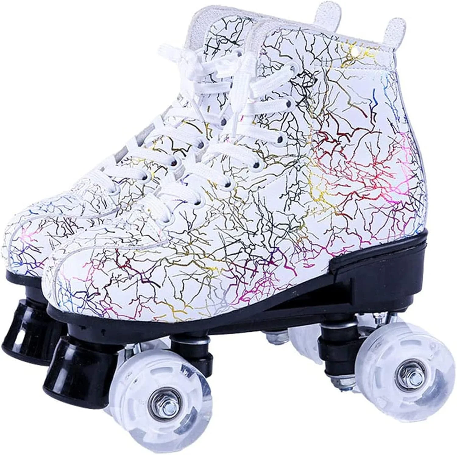 Roller Skates Adult Quad Skates PU Artificial Leather Double Row Unisex Girls Skates Roller Skates Adult Quad Skates PU Artificial Leather Double Row Unisex Girls Skates