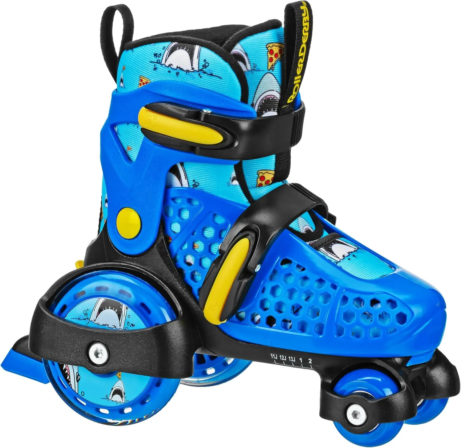 اسکیت های غلتکی مبتدی Fun Roll از Roller Derby، سایزبندی قابل تنظیم، اسکیت برای کودکان، نوپایان، پسران، دختران