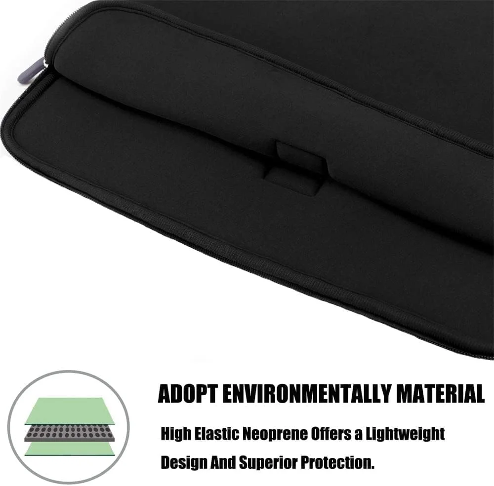 کیف آستینی لپ تاپ و تبلت eWINNER، باریک و مناسب سفر، کیف دستی مردانه و زنانه، بادوام، کیف پیام رسان تجاری برای MacBook Air Pro Retina (13 اینچ، مشکی)