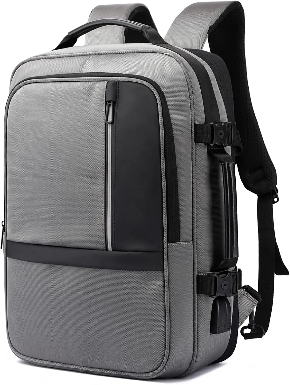 کیف لپ تاپ ضد سرقت تبدیل شونده، کوله پشتی 17.3 اینچی قابل گسترش و ضد آب مناسب برای سفر آقایان و بانوان