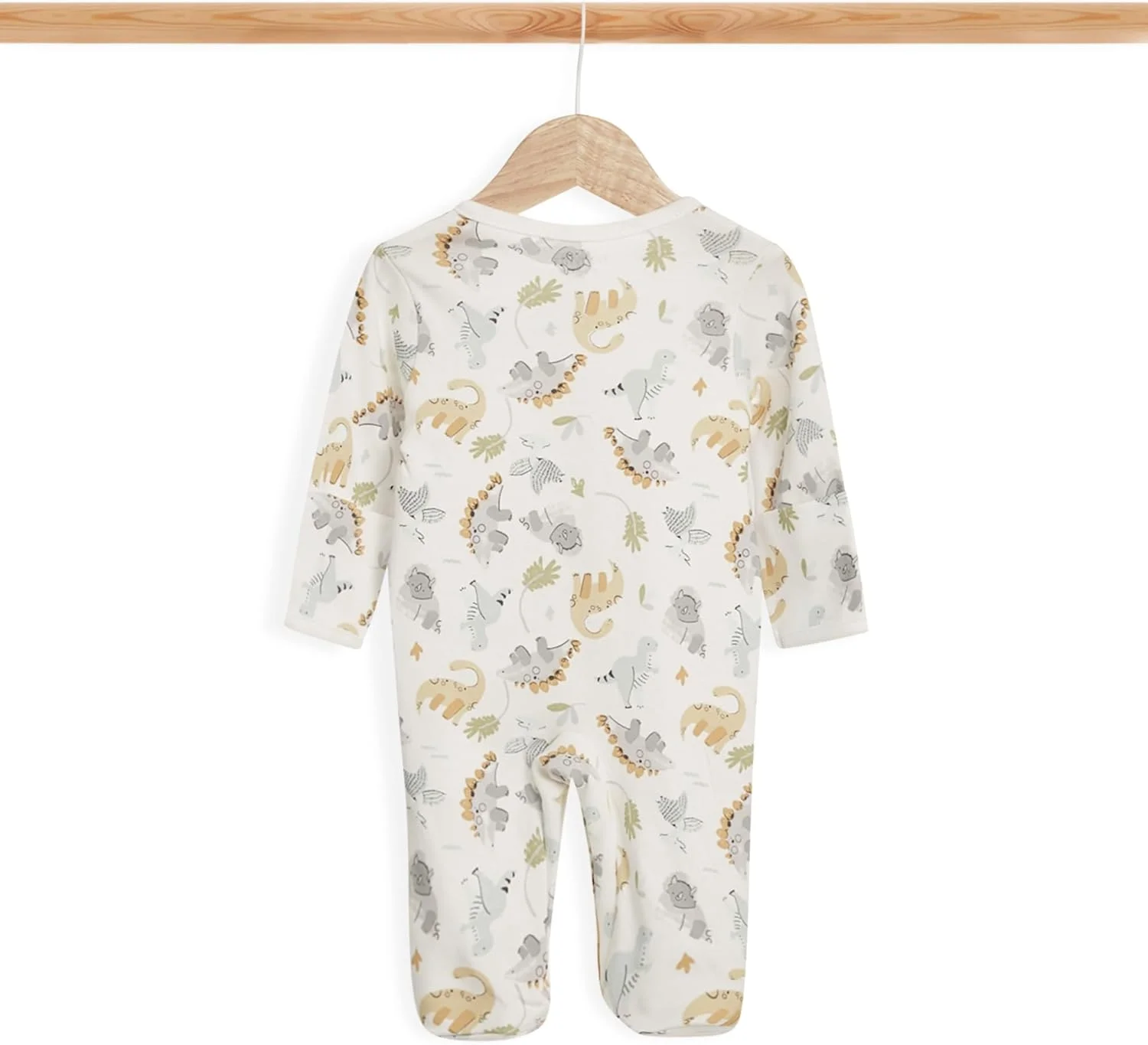 ست لباس خواب 3 عددی پنبه ارگانیک Babyfits - XS | لباس خواب کودک دارای گواهینامه OEKO-TEX برای نوزادان و کودکان نوپا، ضد حساسیت و دارای زیپ - طرح دایناسور ست لباس خواب 3 عددی پنبه ارگانیک Babyfits - XS | لباس خواب کودک دارای گواهینامه OEKO-TEX برای نوزادان و کودکان نوپا، ضد حساسیت و دارای زیپ - طرح دایناسور