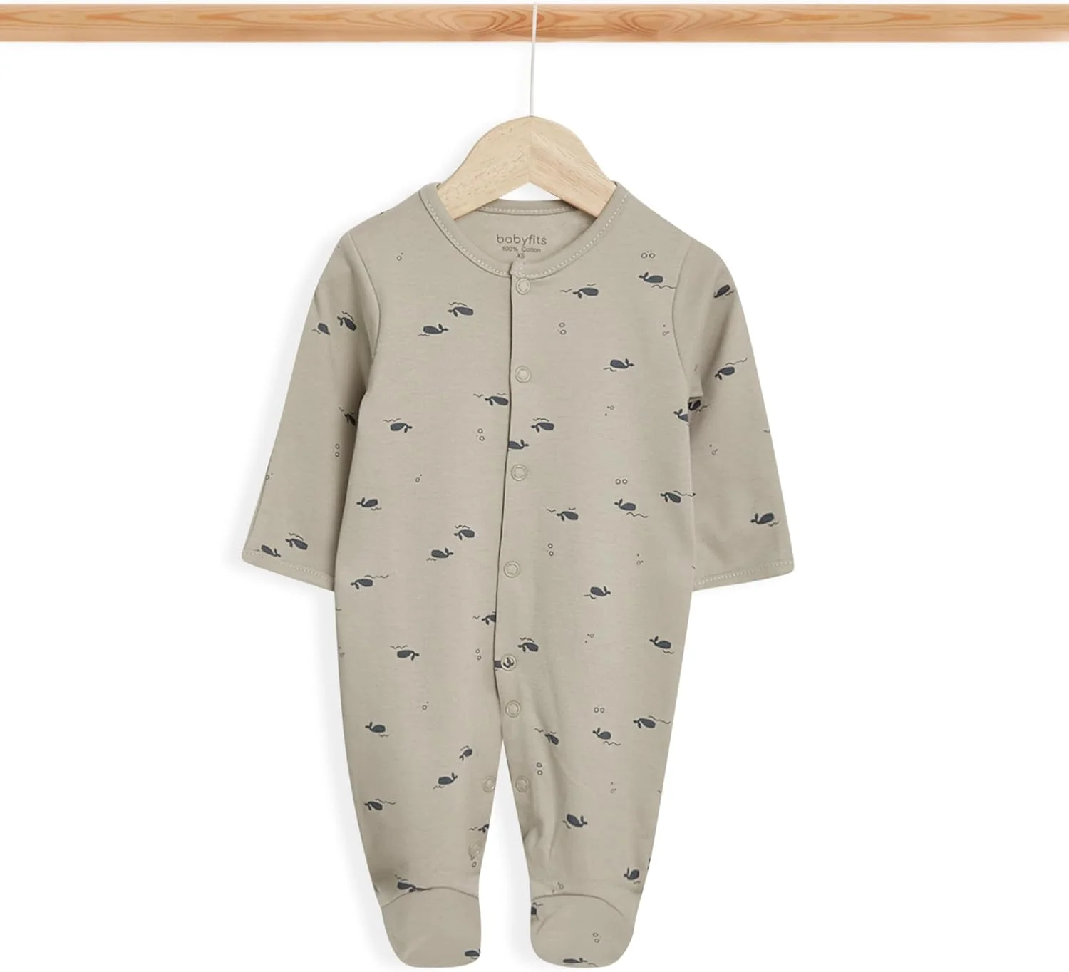 ست لباس خواب 3 عددی پنبه ارگانیک Babyfits - XS | لباس خواب کودک دارای گواهینامه OEKO-TEX برای نوزادان و کودکان نوپا، ضد حساسیت و دارای زیپ - طرح دایناسور ست لباس خواب 3 عددی پنبه ارگانیک Babyfits - XS | لباس خواب کودک دارای گواهینامه OEKO-TEX برای نوزادان و کودکان نوپا، ضد حساسیت و دارای زیپ - طرح دایناسور