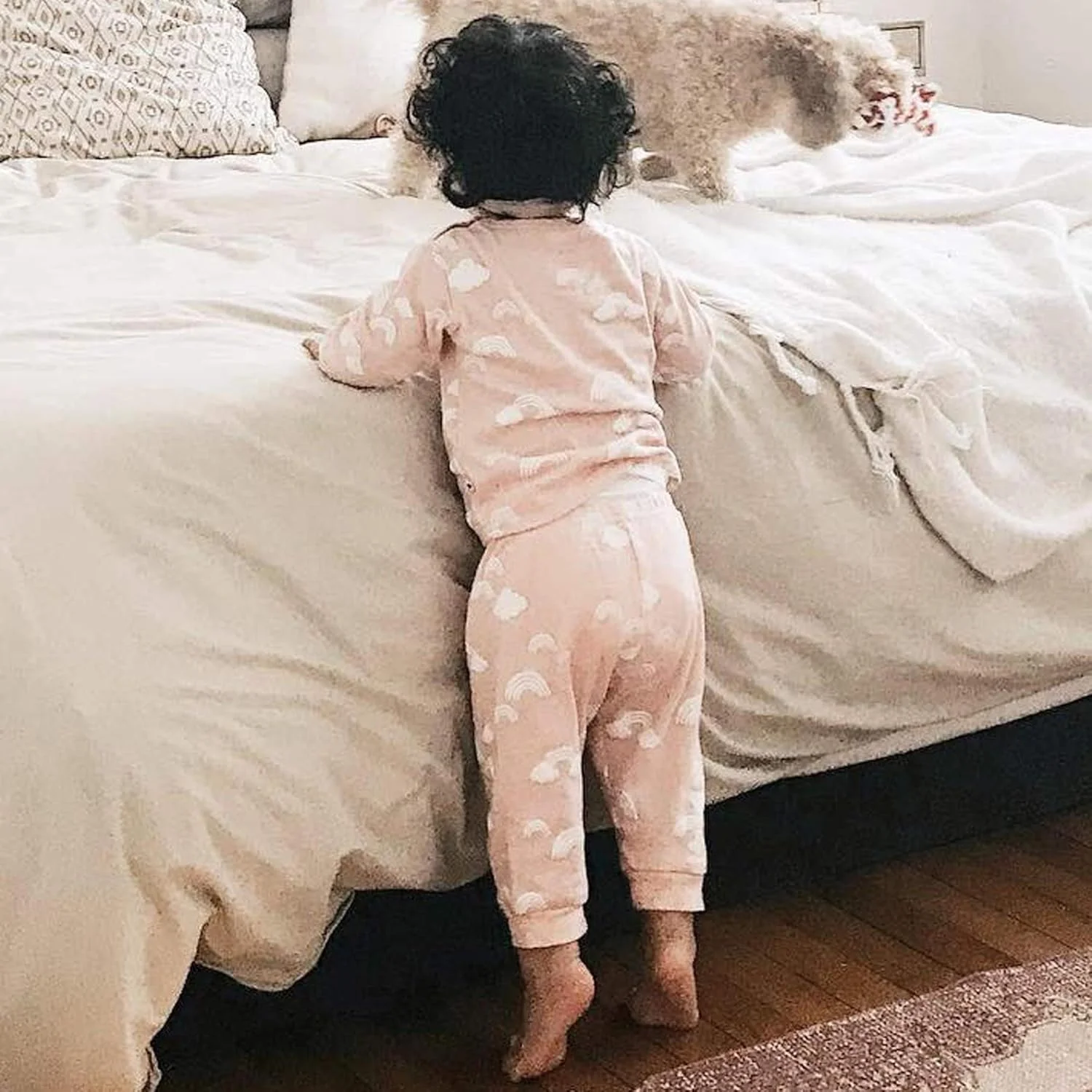 ست لباس راحتی آستین بلند Babysoy - ست لباس خواب و بازی دو تکه ارگانیک برای نوزاد و کودک نوپا ست لباس راحتی آستین بلند Babysoy - ست لباس خواب و بازی دو تکه ارگانیک برای نوزاد و کودک نوپا