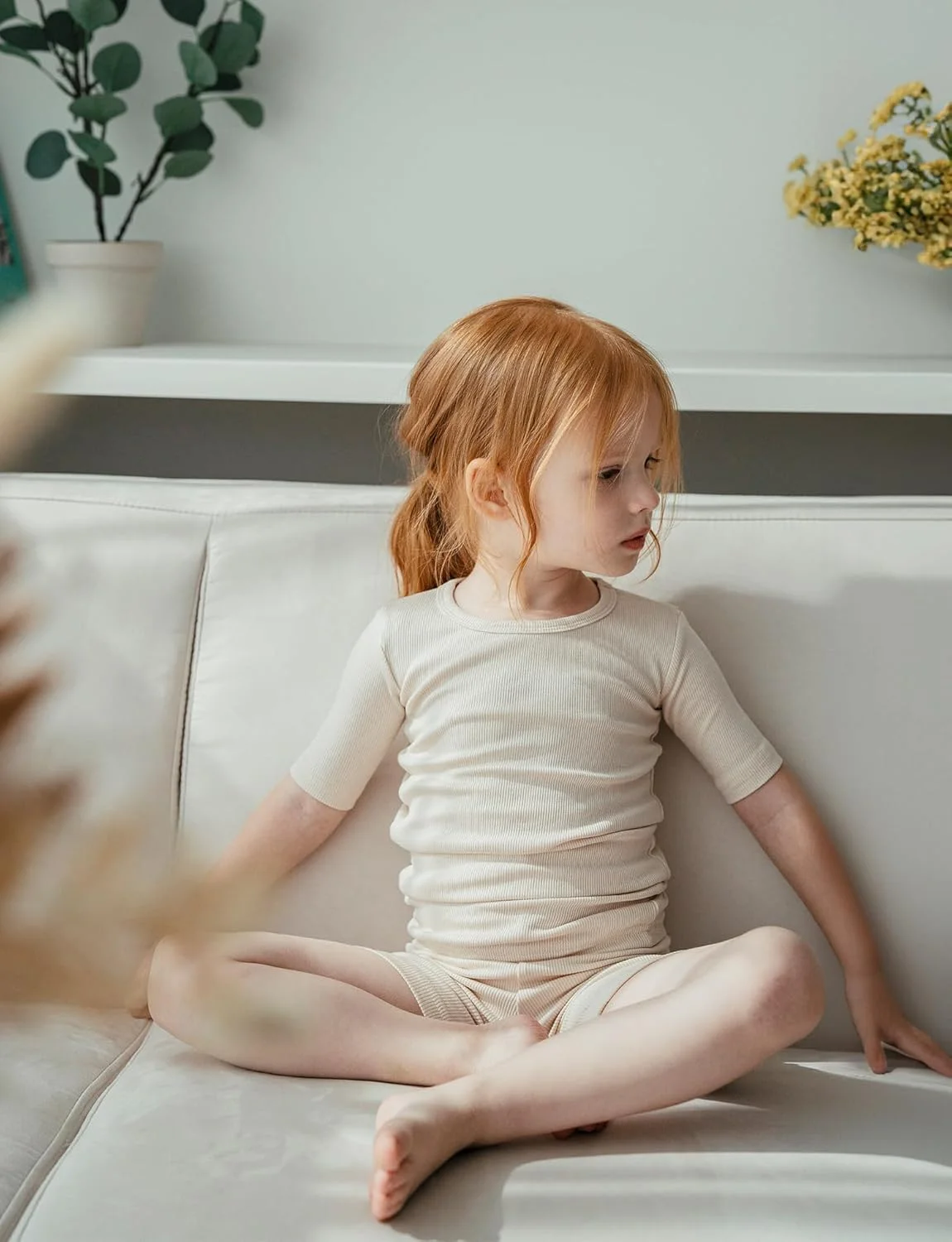 ست لباس خواب نوزاد آواوما، مناسب برای پسران و دختران، لباس خواب دنده ای و راحت برای کودکان و نوزادان، مناسب برای استفاده روزمره