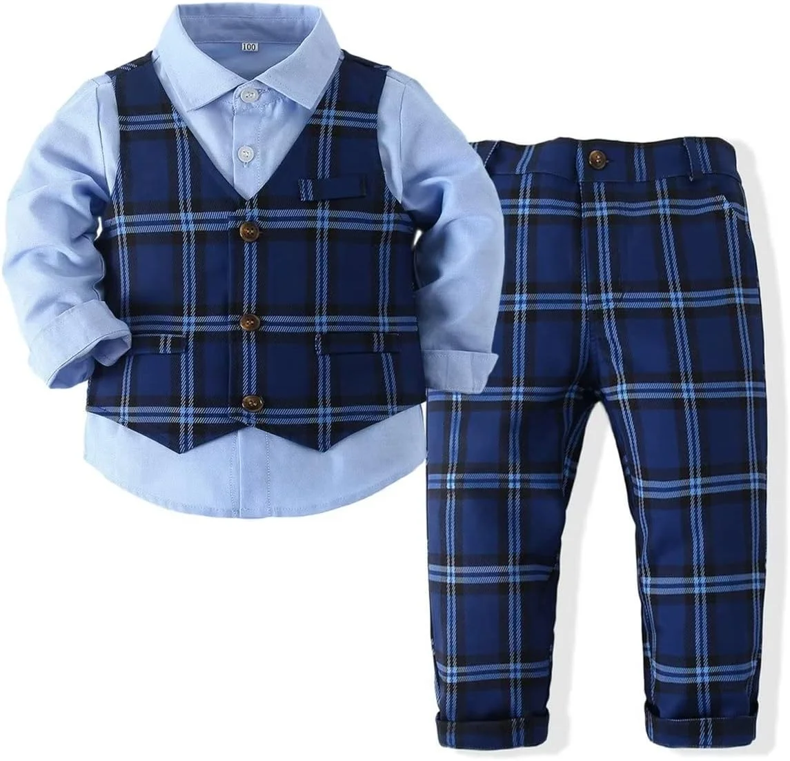 ست لباس رسمی جنتلمن پسرانه PureMilk مناسب کودکان 1 تا 5 سال