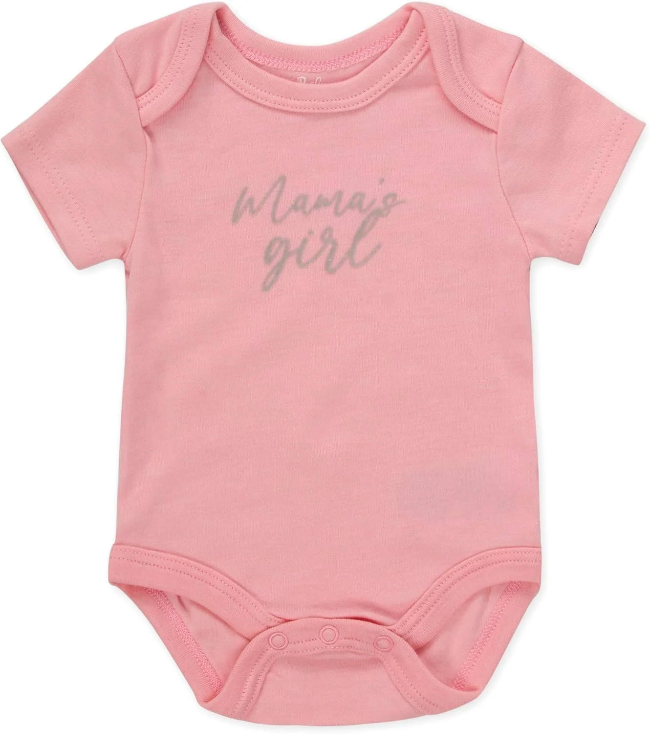 ست 3 تکه بادی نوزادی دخترانه بیبی اسنشیالز طرح دختر مامان و گلدار