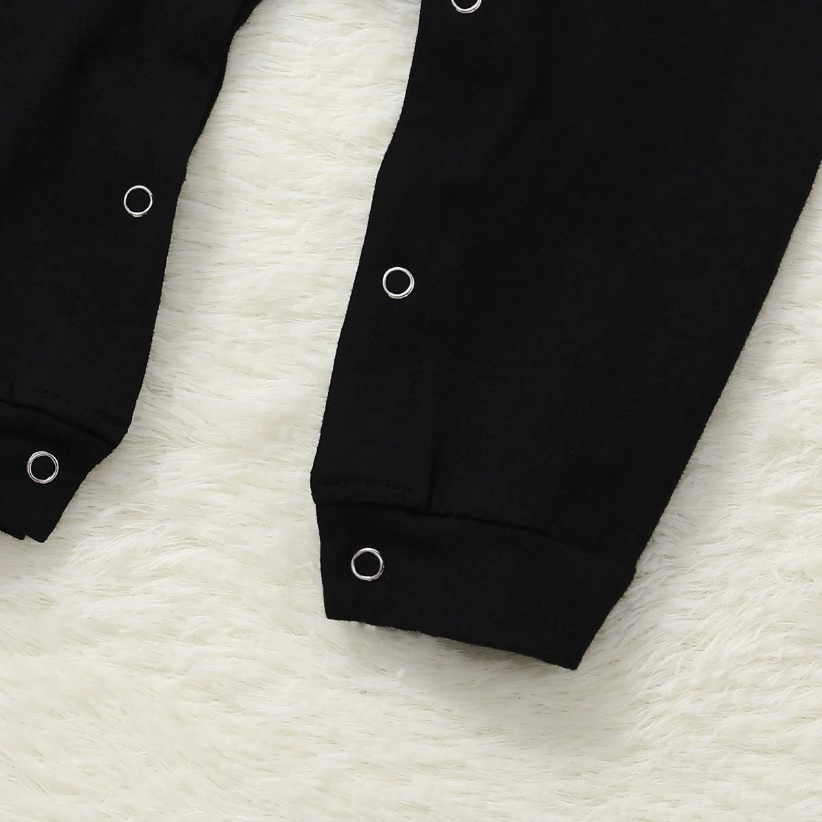 لباس خواب کریسمس خانوادگی آمیسز، لباس خواب تی شرت و شلوار ست لباس خانگی برای مردان، زنان، دختران، پسران و نوزادان، مشکی - نوزاد، 12-18 ماه