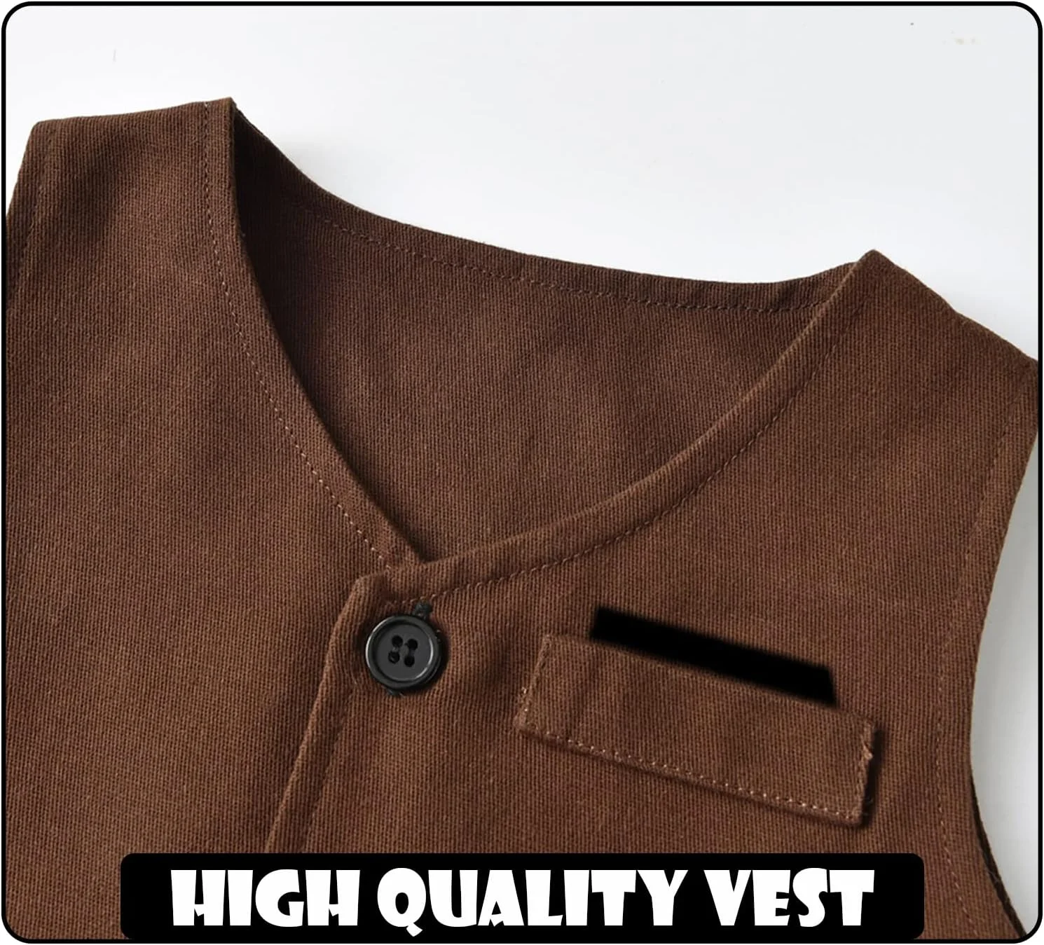 لباس پسرانه IBOBOOM، کت و شلوار نوزادی، لباس شلوار مجلسی، لباس جنتلمن، جلیقه و پاپیون