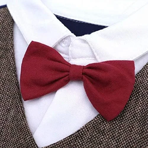 لباس سرهمی تاکسیدو پسرانه Hooyi، ست لباس رسمی جنتلمن، طرح چهارخانه، جلیقه، سرهمی، پیراهن، پاپیون، لباس نوزادی پسرانه برای عروسی، A1، 12-18 ماه لباس سرهمی تاکسیدو پسرانه Hooyi، ست لباس رسمی جنتلمن، طرح چهارخانه، جلیقه، سرهمی، پیراهن، پاپیون، لباس نوزادی پسرانه برای عروسی، A1، 12-18 ماه