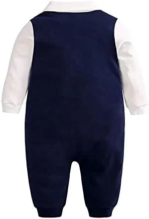 لباس سرهمی تاکسیدو نوزاد پسرانه Hooyi، ست لباس رسمی جنتلمن، طرح چهارخانه، جلیقه، سرهمی، پیراهن، پاپیون، لباس عروسی نوزاد پسر، A1، 0-3 ماه