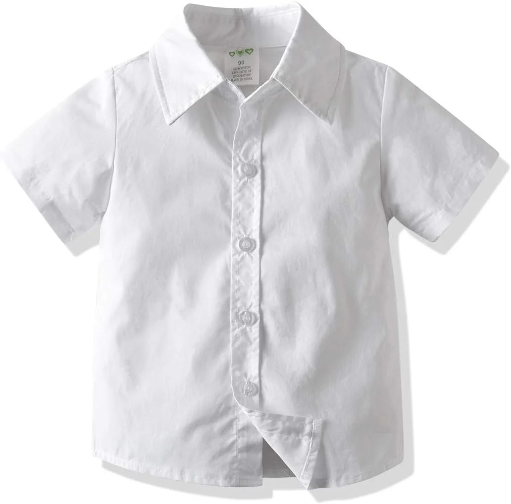 ست رسمی پسرانه نوزادی، کت و شلوار جنتلمن پسرانه شامل جلیقه + ست شورت + پاپیون 4 تکه لباس عروسی آستین کوتاه پسرانه