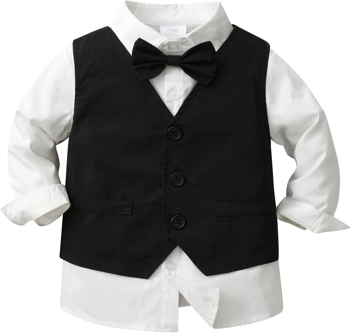 ALINTU ست لباس پسرانه شامل پیراهن دکمه دار و شلوار، مناسب برای کودکان 12 ماهه تا 8 ساله ALINTU ست لباس پسرانه شامل پیراهن دکمه دار و شلوار، مناسب برای کودکان 12 ماهه تا 8 ساله