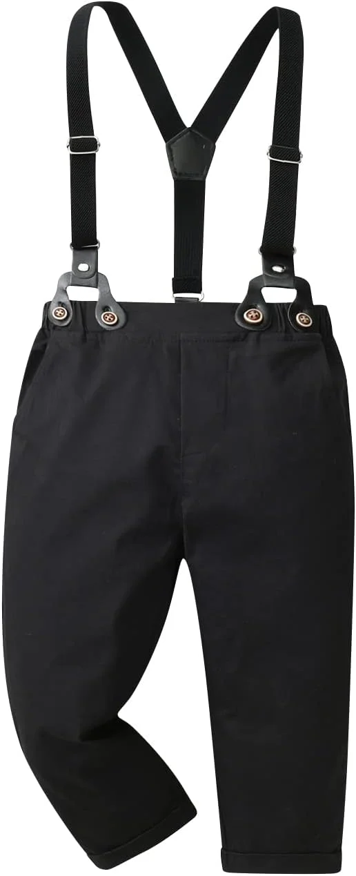 ALINTU ست لباس پسرانه شامل پیراهن دکمه دار و شلوار، مناسب برای کودکان 12 ماهه تا 8 ساله ALINTU ست لباس پسرانه شامل پیراهن دکمه دار و شلوار، مناسب برای کودکان 12 ماهه تا 8 ساله