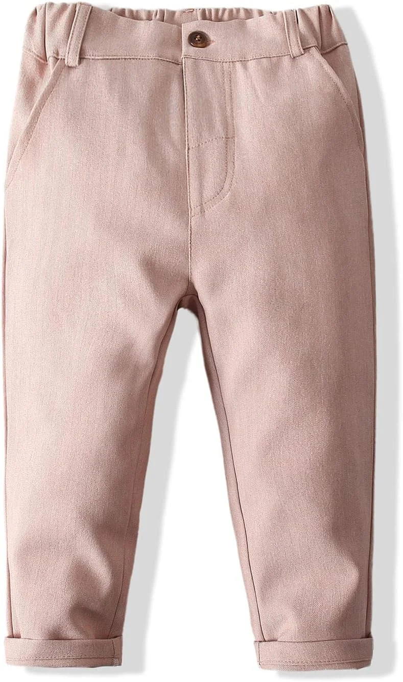 ست سه تکه پسرانه شامل پیراهن مجلسی، پاپیون، جلیقه و شلوار