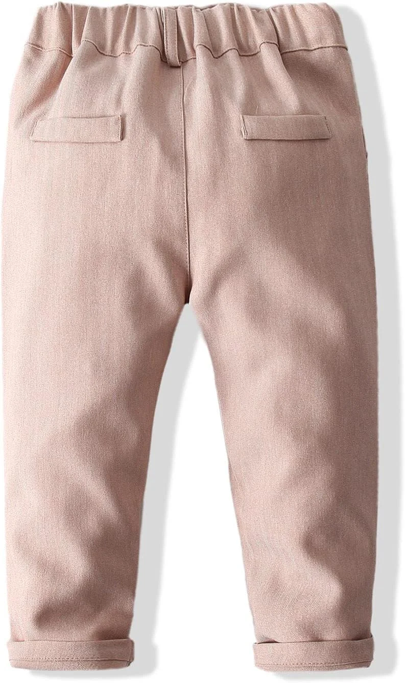 ست سه تکه پسرانه شامل پیراهن مجلسی، پاپیون، جلیقه و شلوار