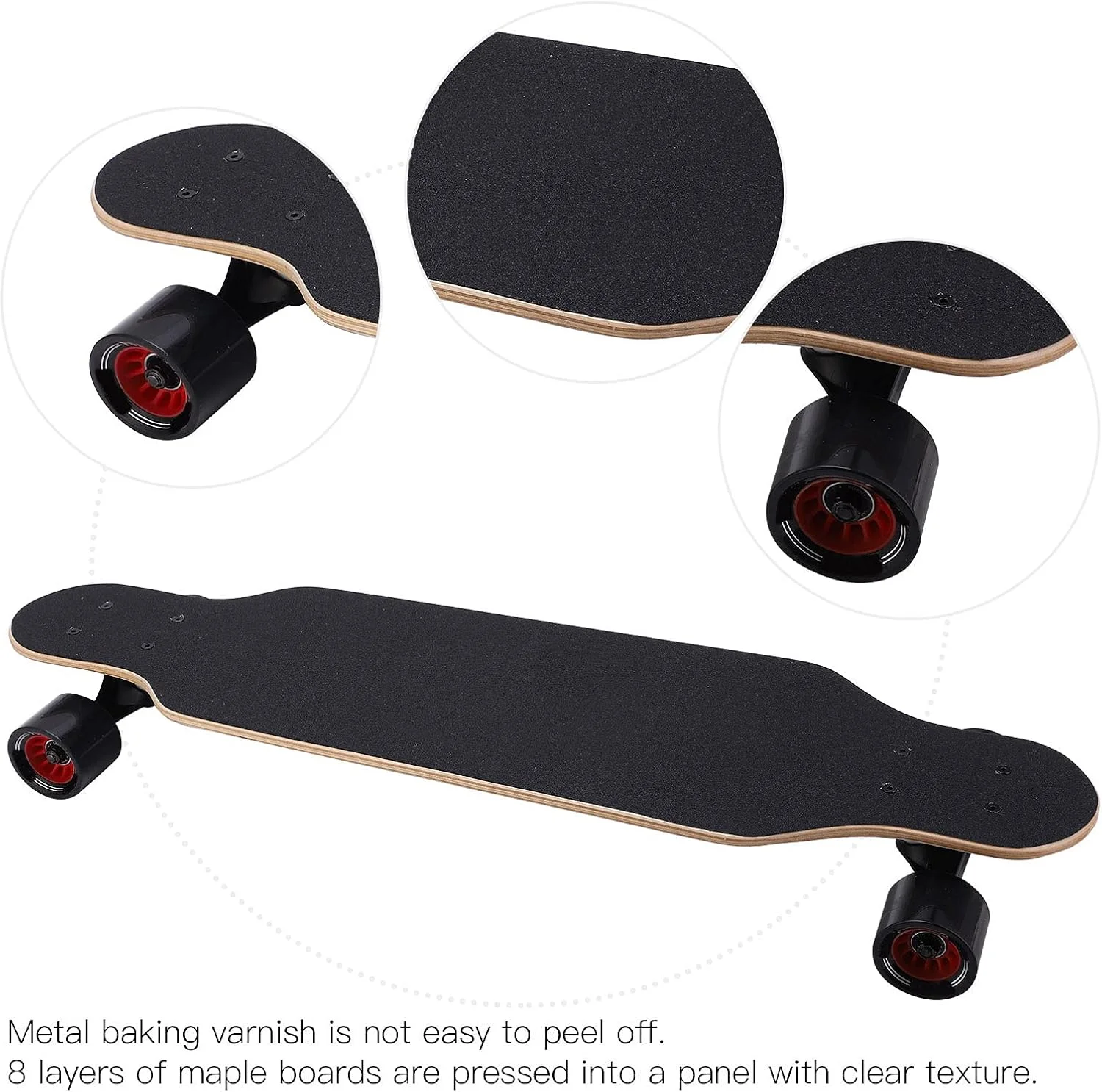 لانگ بورد اسکیت برد، اسکیت برد کامل از جنس افرا طبیعی 8 لایه، لانگ بورد کروزر Drop Through برای بزرگسالان، نوجوانان، جوانان، مبتدیان، دختران و پسران (آمریکایی) لانگ بورد اسکیت برد، اسکیت برد کامل از جنس افرا طبیعی 8 لایه، لانگ بورد کروزر Drop Through برای بزرگسالان، نوجوانان، جوانان، مبتدیان، دختران و پسران (آمریکایی)