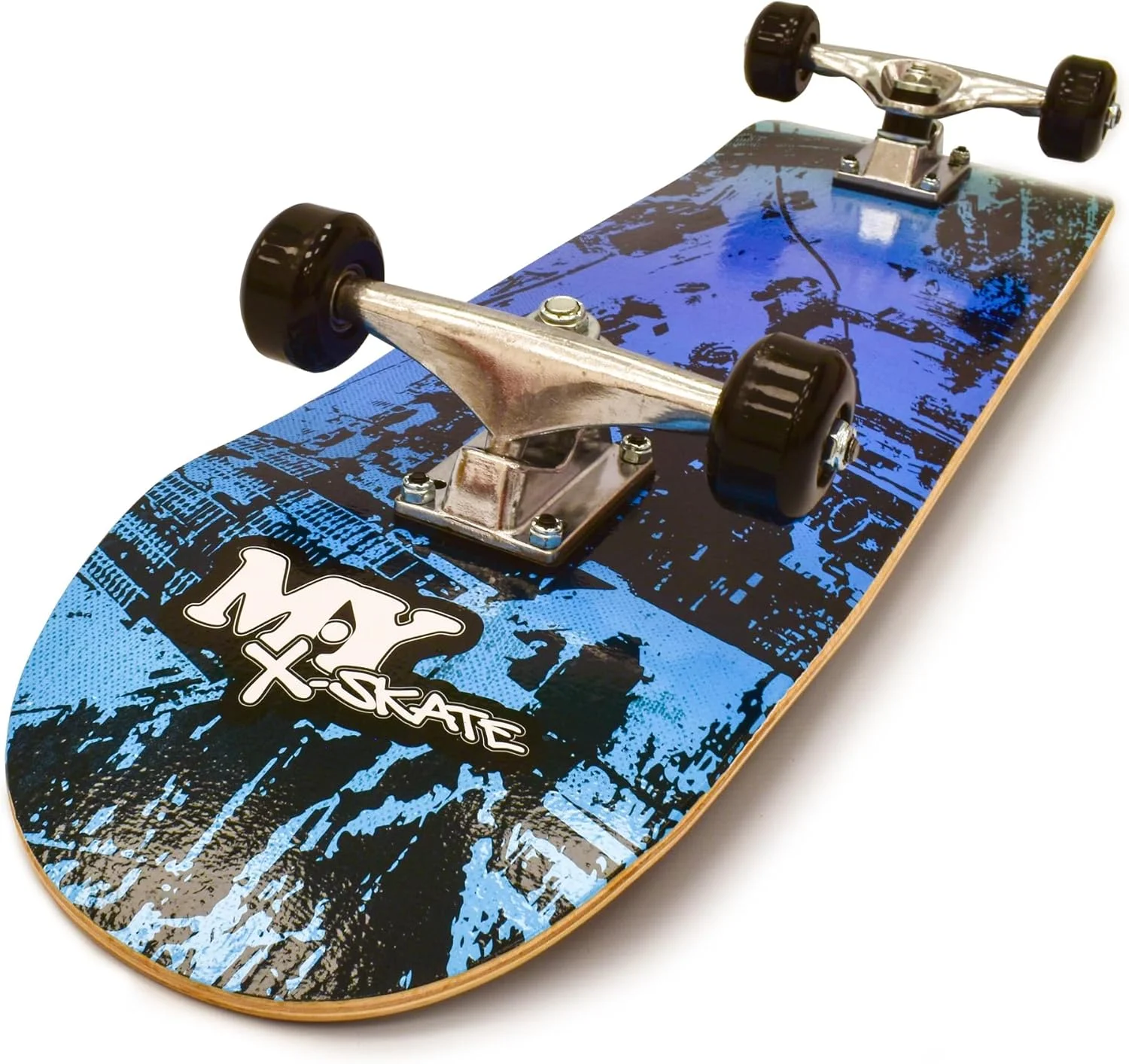 اسکیت برد کامل M.Y X-Skate، اسکیت برد دو طرفه 31 اینچی برای مبتدیان، نوجوانان و بزرگسالان، تخته افرا 7 لایه، بلبرینگ ABEC 7 برای ترفندها و پارک های اسکیت
