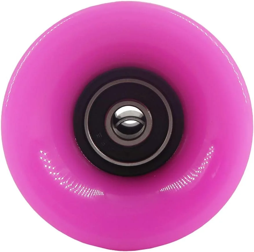 چرخ اسکیت برد FREEDARE 58mm 82a + بلبرینگ فولادی ABEC-7 و اسپیسر چرخ های کروز (بسته 4 عددی)