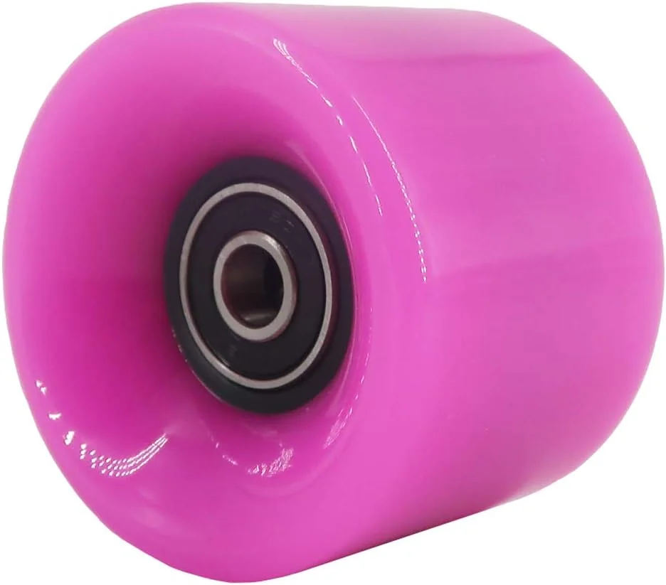 چرخ اسکیت برد FREEDARE 58mm 82a + بلبرینگ فولادی ABEC-7 و اسپیسر چرخ های کروز (بسته 4 عددی)