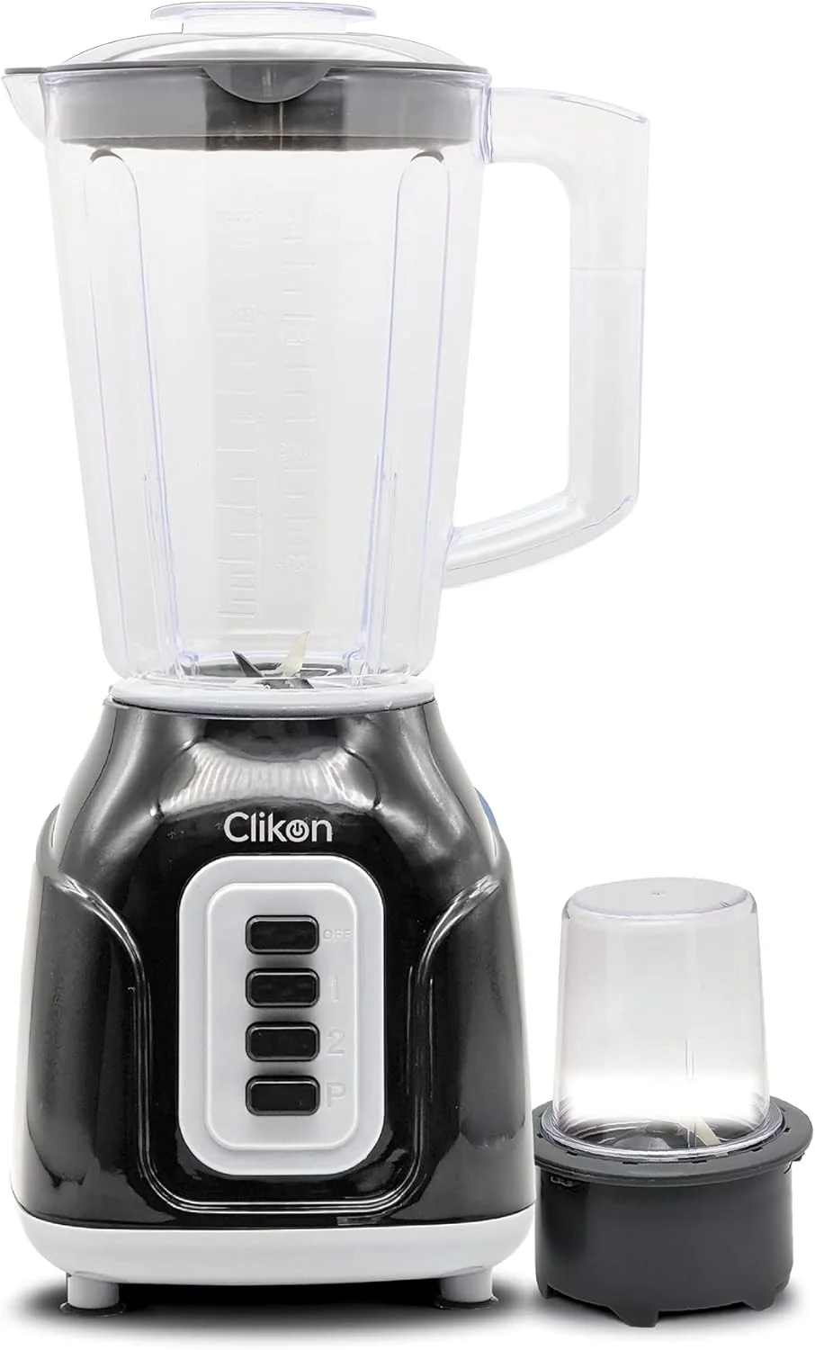مخلوط کن رومیزی 2 در 1 کلیکون با پارچ های 1.5 لیتری و 0.5 لیتری بدون BPA، بدنه ضد ضربه، محافظت در برابر گرمای بیش از حد، 350 وات، مشکی و سفید - CK2625 مخلوط کن رومیزی 2 در 1 کلیکون با پارچ های 1.5 لیتری و 0.5 لیتری بدون BPA، بدنه ضد ضربه، محافظت در برابر گرمای بیش از حد، 350 وات، مشکی و سفید - CK2625