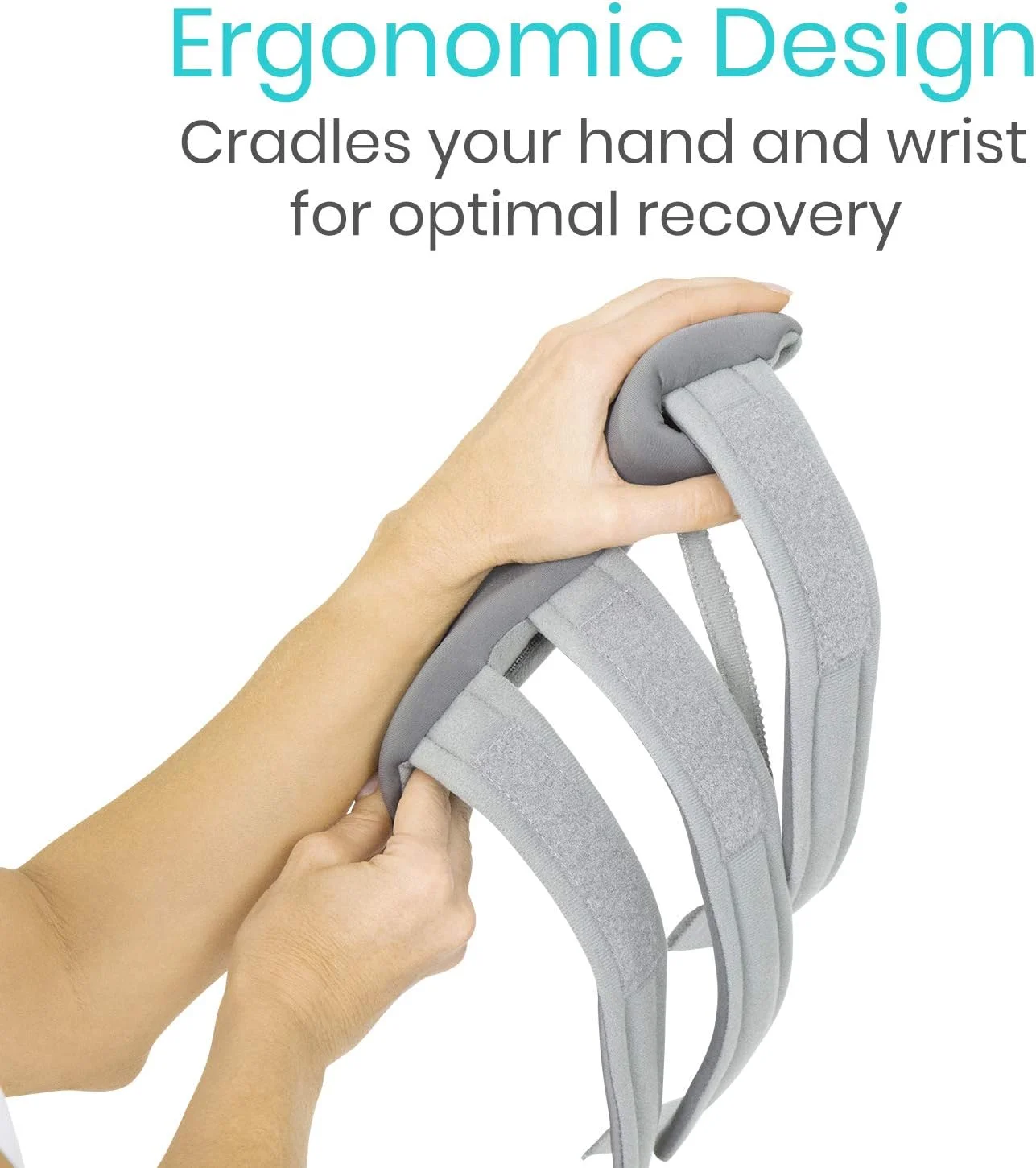 Vive Resting Hand Splint - Night Immobilizer Wrist Finger Brace - Thumb Stabilizer Wrap - for Arthritis, Tendonitis, Carpal Tunnel Pain - Functional Support for Sprains Fractures (Left (Medium), Grey) Vive Resting Hand Splint - Night Immobilizer Wrist Finger Brace - Thumb Stabilizer Wrap - for Arthritis, Tendonitis, Carpal Tunnel Pain - Functional Support for Sprains Fractures (Left (Medium), Grey)