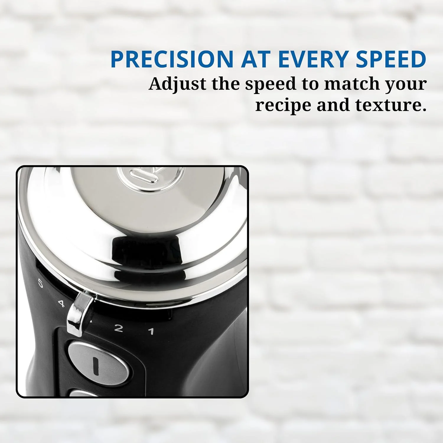 مخلوط کن دستی رترو وستینگهاوس - مخلوط کن میله ای 600 واتی برای آشپزخانه - مخلوط کن برقی سوپ استیل ضد زنگ - همزن غذا با سرعت های مختلف و تنظیمات توربو، دسته نرم و راحت - مشکی