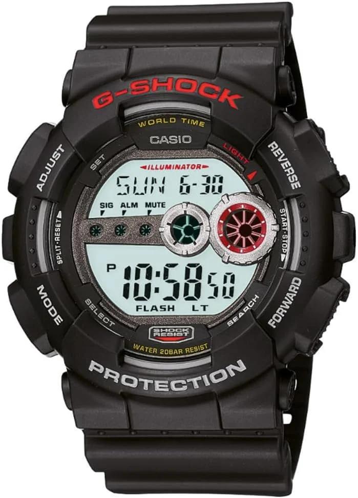 کاسیو سری XL مردانه G-Shock کوارتز مقاوم در برابر آب تا 200 متر و ضربه رزین