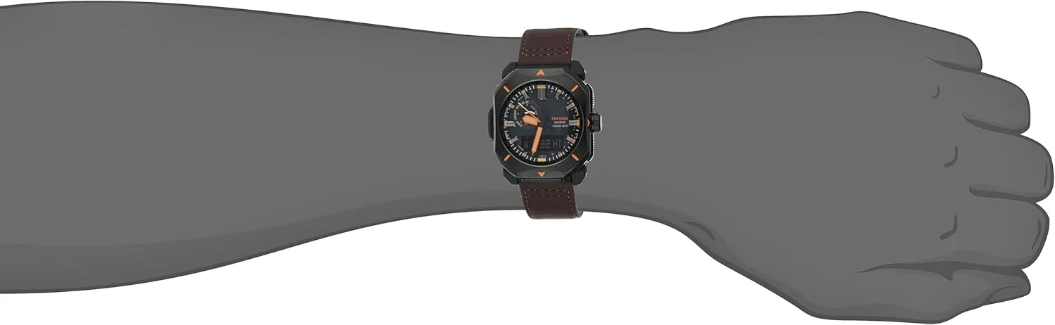 ساعت مچی کاسیو سری PRW6900BF | Pro Trek | ضد آب تا عمق 100 متر | کرنومتر 1/100 ثانیه | قطب نما/ ارتفاع سنج/ فشارسنج-دماسنج | Tough Solar Power/Atomic Timekeeping | کرنومتر 1-100 ثانیه | تایمر شمارش معکوس | ساعت جهانی
