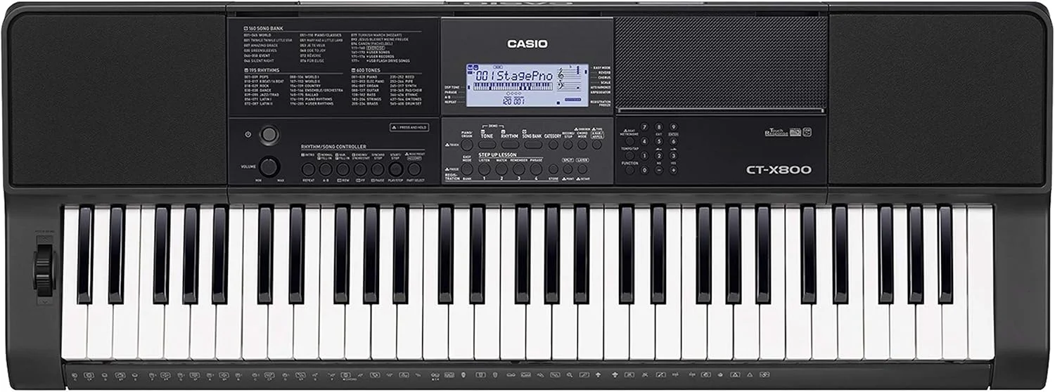 کاسیو CT-X800 + آداپتور برق ADE95100 LE