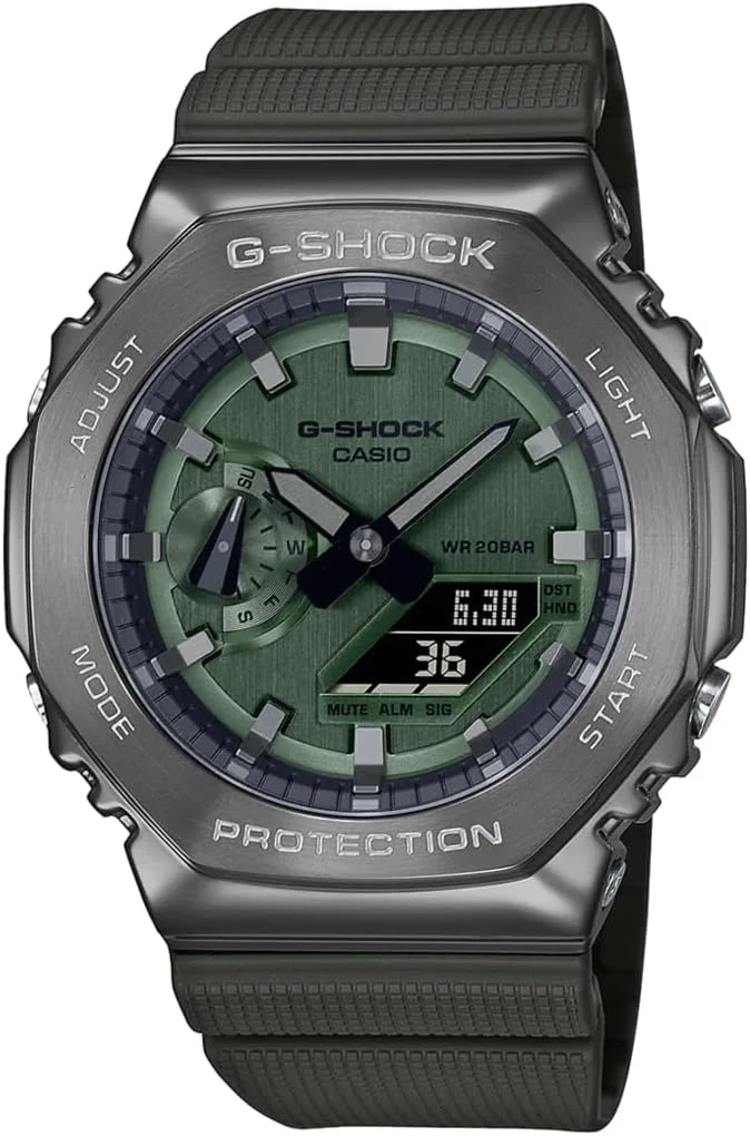 ساعت مچی مردانه کاسیو GM-2100B-3AER G-Shock آنالوگ-دیجیتال کوارتز، مشکی