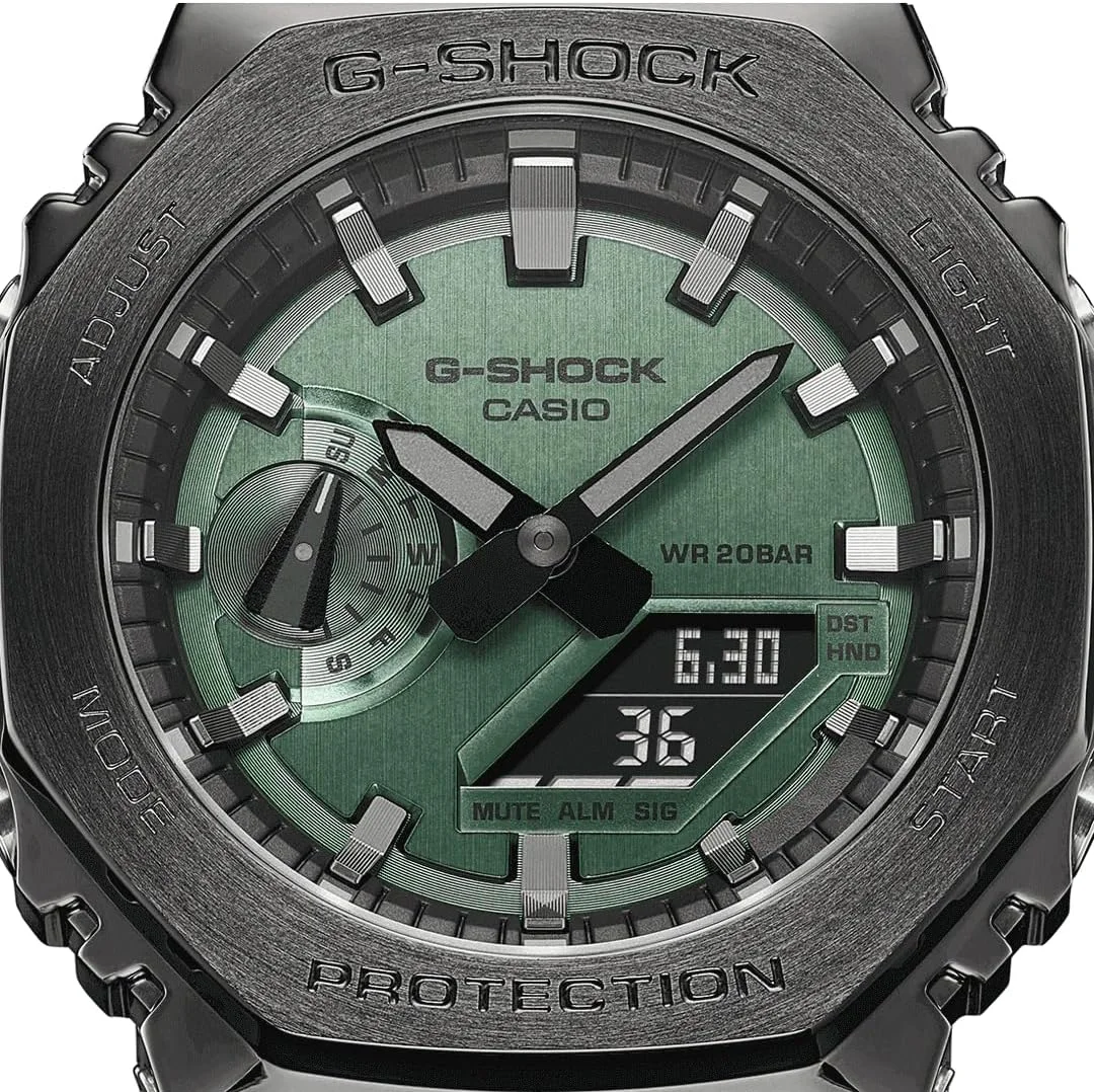 ساعت مچی مردانه کاسیو GM-2100B-3AER G-Shock آنالوگ-دیجیتال کوارتز، مشکی ساعت مچی مردانه کاسیو GM-2100B-3AER G-Shock آنالوگ-دیجیتال کوارتز، مشکی