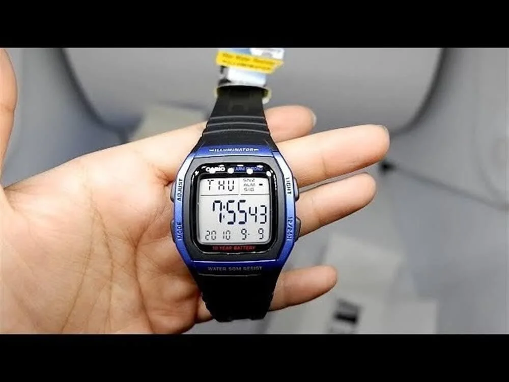 ساعت مچی مردانه کاسیو - صفحه مشکی W-96H-2AVDF، بند مشکی ساعت مچی مردانه کاسیو - صفحه مشکی W-96H-2AVDF، بند مشکی