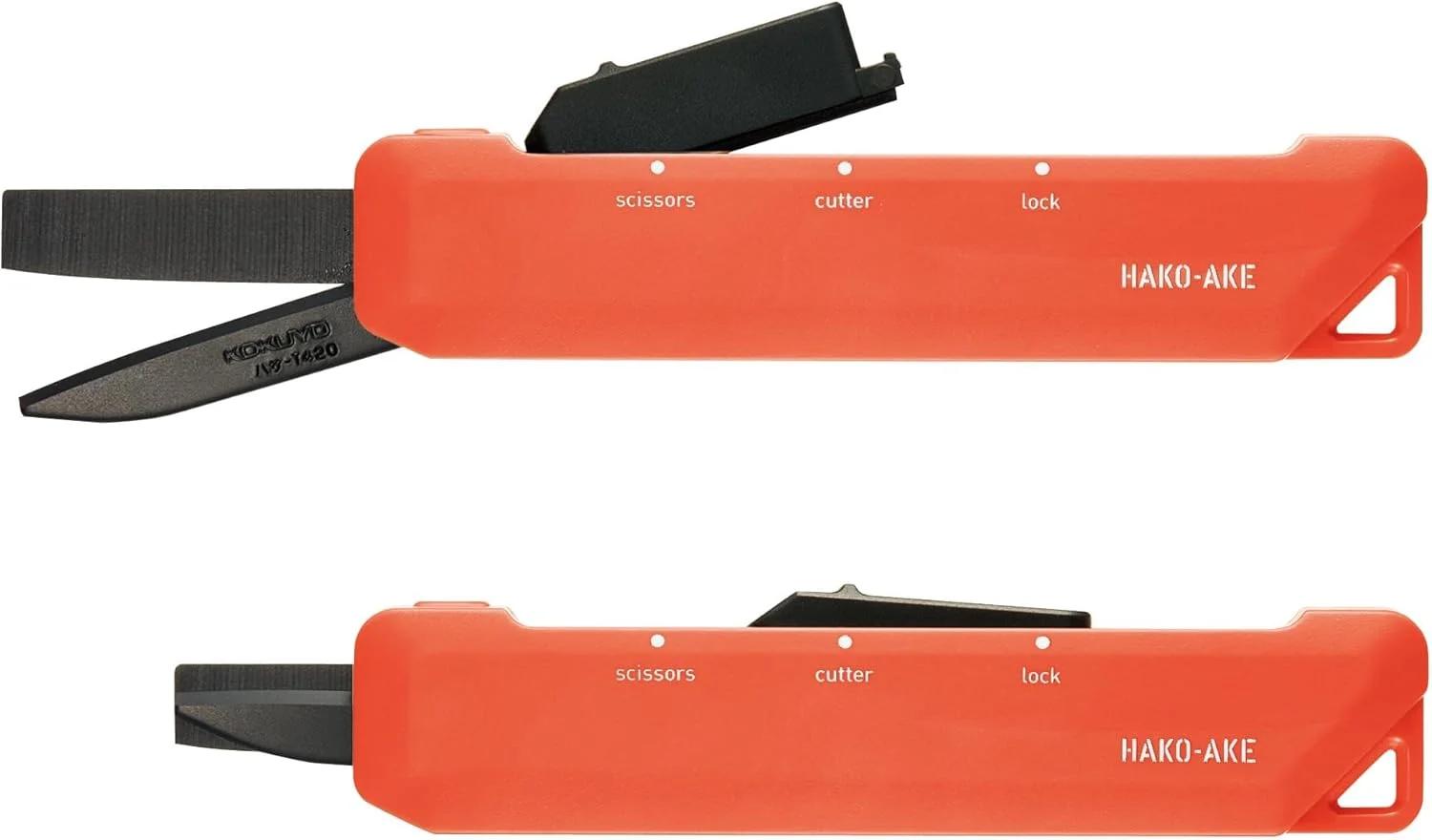 قیچی کاتر کوکویو، دو طرفه، تیغه تیتانیومی، خاکی، Hasa-T420DG (تیغه تیتانیومی: نارنجی)