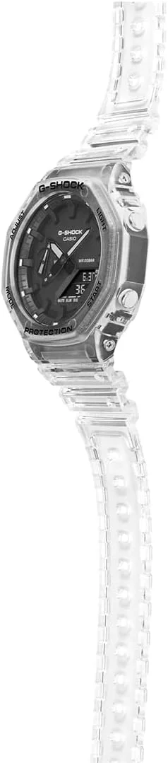 ساعت کاسیو جی-شاک کلاسیک اسکلتون مدل GA-2100SKE-7AER، مشکی ساعت کاسیو جی-شاک کلاسیک اسکلتون مدل GA-2100SKE-7AER، مشکی
