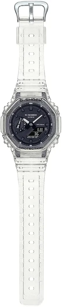 ساعت کاسیو جی-شاک کلاسیک اسکلتون مدل GA-2100SKE-7AER، مشکی ساعت کاسیو جی-شاک کلاسیک اسکلتون مدل GA-2100SKE-7AER، مشکی