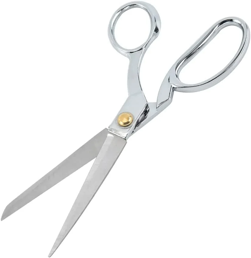 قیچی خیاطی JYC CREATIVE، قیچی حرفه ای خیاطی، قیچی کاردستی، رنگ ها و اندازه های متنوع، قیچی استیل ضد زنگ، قیچی لوازم التحریر (26 سانتی متر، نقره ای) قیچی خیاطی JYC CREATIVE، قیچی حرفه ای خیاطی، قیچی کاردستی، رنگ ها و اندازه های متنوع، قیچی استیل ضد زنگ، قیچی لوازم التحریر (26 سانتی متر، نقره ای)