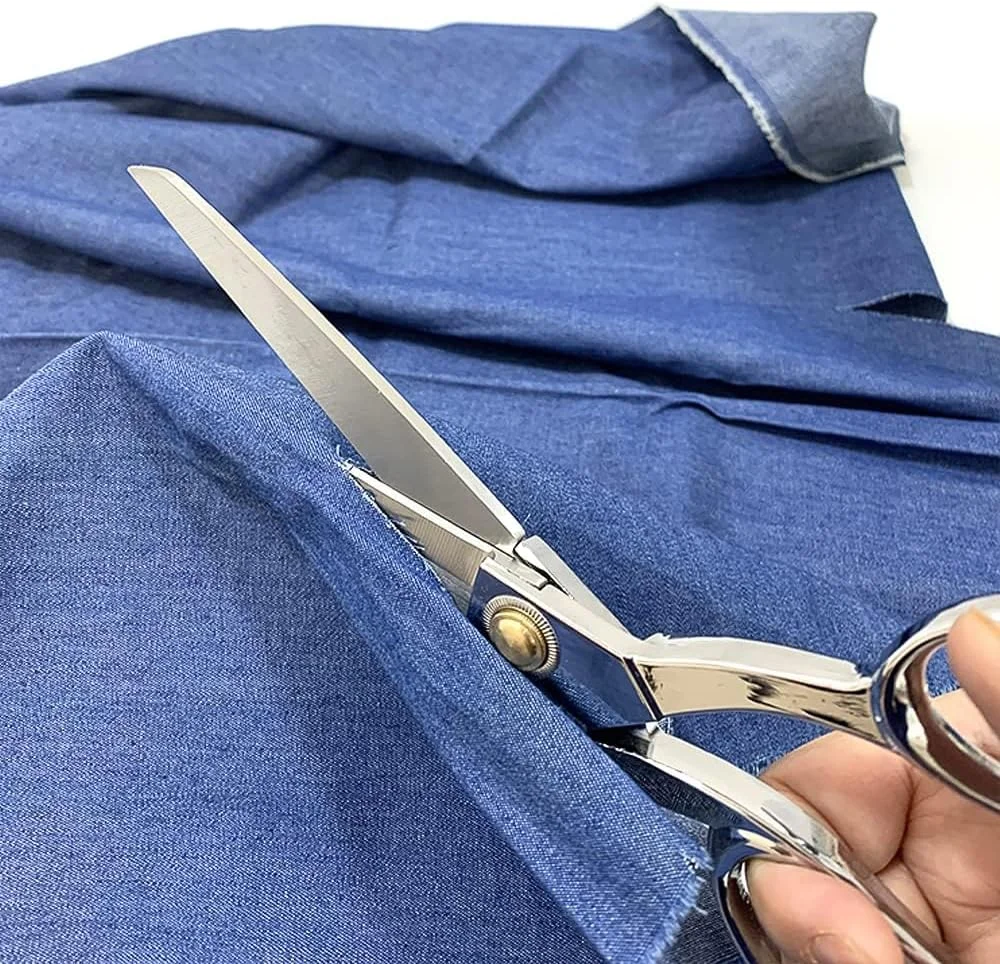 قیچی خیاطی JYC CREATIVE، قیچی حرفه ای خیاطی، قیچی کاردستی، رنگ ها و اندازه های متنوع، قیچی استیل ضد زنگ، قیچی لوازم التحریر (26 سانتی متر، نقره ای) قیچی خیاطی JYC CREATIVE، قیچی حرفه ای خیاطی، قیچی کاردستی، رنگ ها و اندازه های متنوع، قیچی استیل ضد زنگ، قیچی لوازم التحریر (26 سانتی متر، نقره ای)