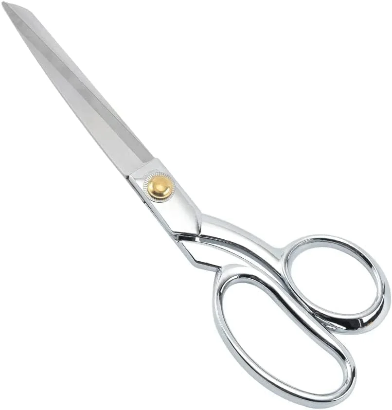 قیچی خیاطی JYC CREATIVE، قیچی حرفه ای خیاطی، قیچی کاردستی، رنگ ها و اندازه های متنوع، قیچی استیل ضد زنگ، قیچی لوازم التحریر (26 سانتی متر، نقره ای) قیچی خیاطی JYC CREATIVE، قیچی حرفه ای خیاطی، قیچی کاردستی، رنگ ها و اندازه های متنوع، قیچی استیل ضد زنگ، قیچی لوازم التحریر (26 سانتی متر، نقره ای)