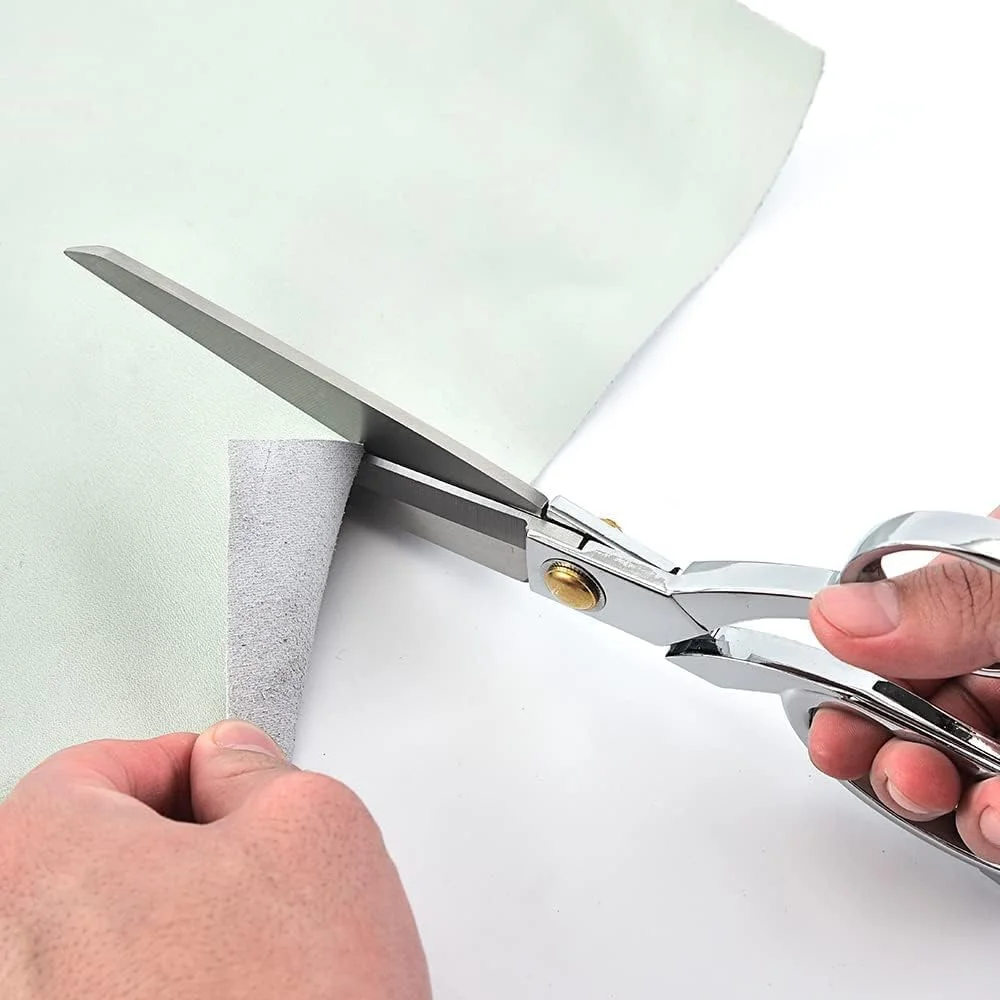 قیچی خیاطی JYC CREATIVE، قیچی حرفه ای خیاطی، قیچی کاردستی، رنگ ها و اندازه های متنوع، قیچی استیل ضد زنگ، قیچی لوازم التحریر (26 سانتی متر، نقره ای) قیچی خیاطی JYC CREATIVE، قیچی حرفه ای خیاطی، قیچی کاردستی، رنگ ها و اندازه های متنوع، قیچی استیل ضد زنگ، قیچی لوازم التحریر (26 سانتی متر، نقره ای)