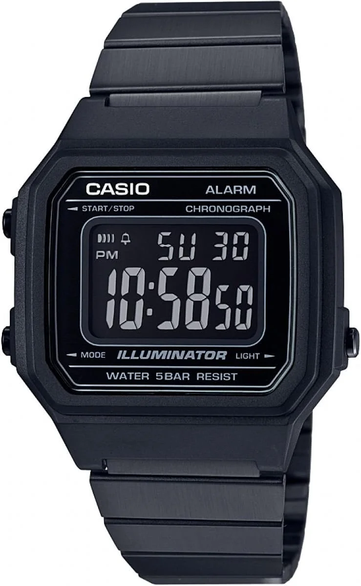 Casio Men's Black Dial Resin Digital Watch - B650WB-1BDF